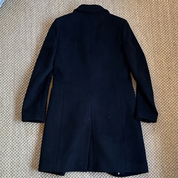 J. Crew Black Vintage 100% Wool Coat - Picture 10 of 14